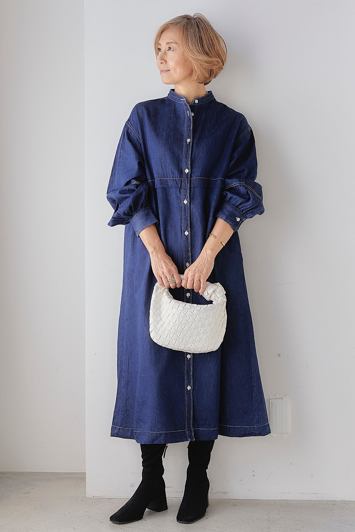 Tencel denim shirt dress – plusotoha