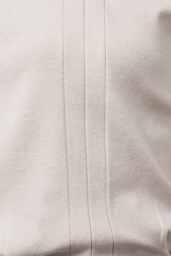 【防静電気】前後2WAYやわもちパフスリーブニット