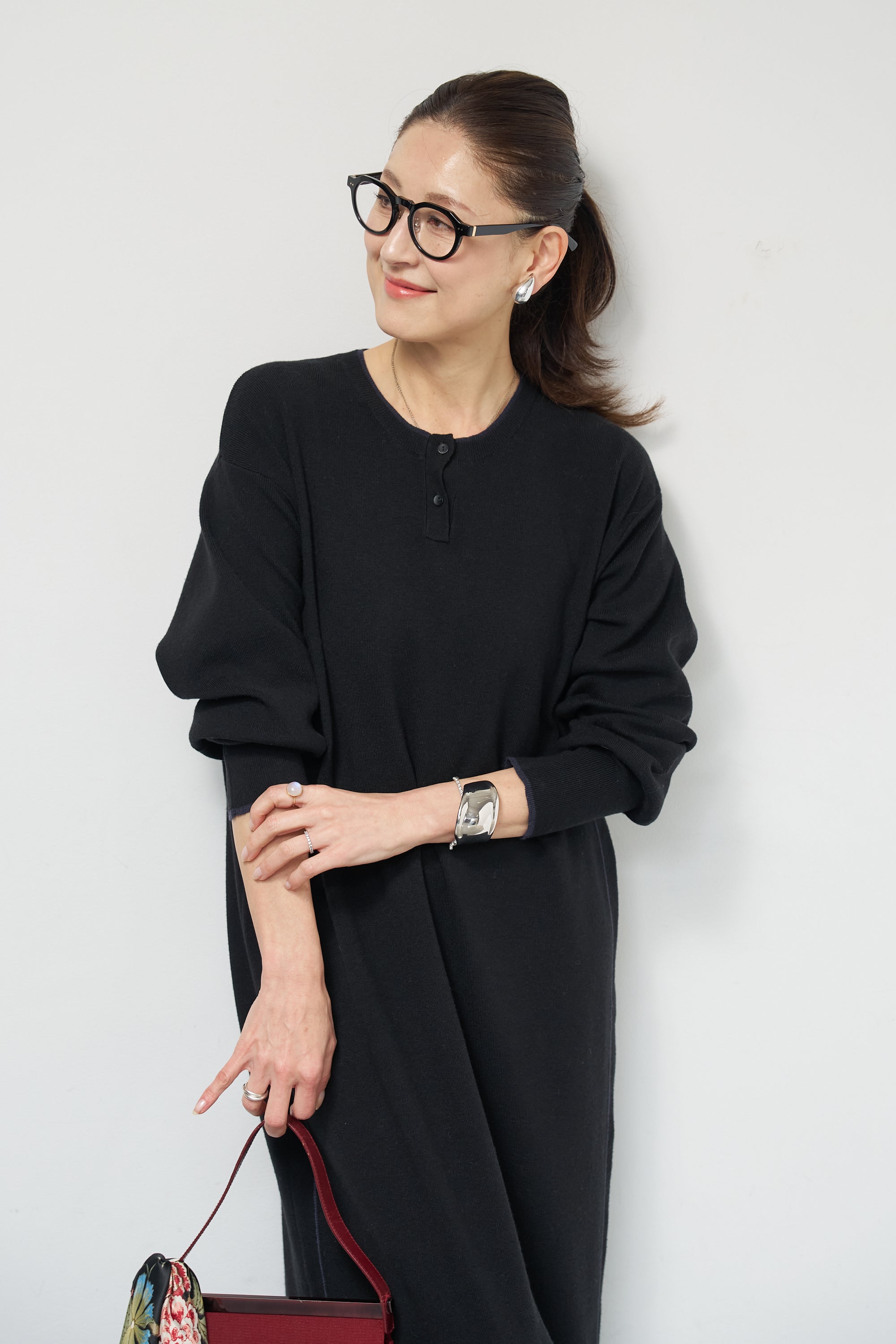 防静電気】やわもちライン入りヘンリーワンピース – plusotoha