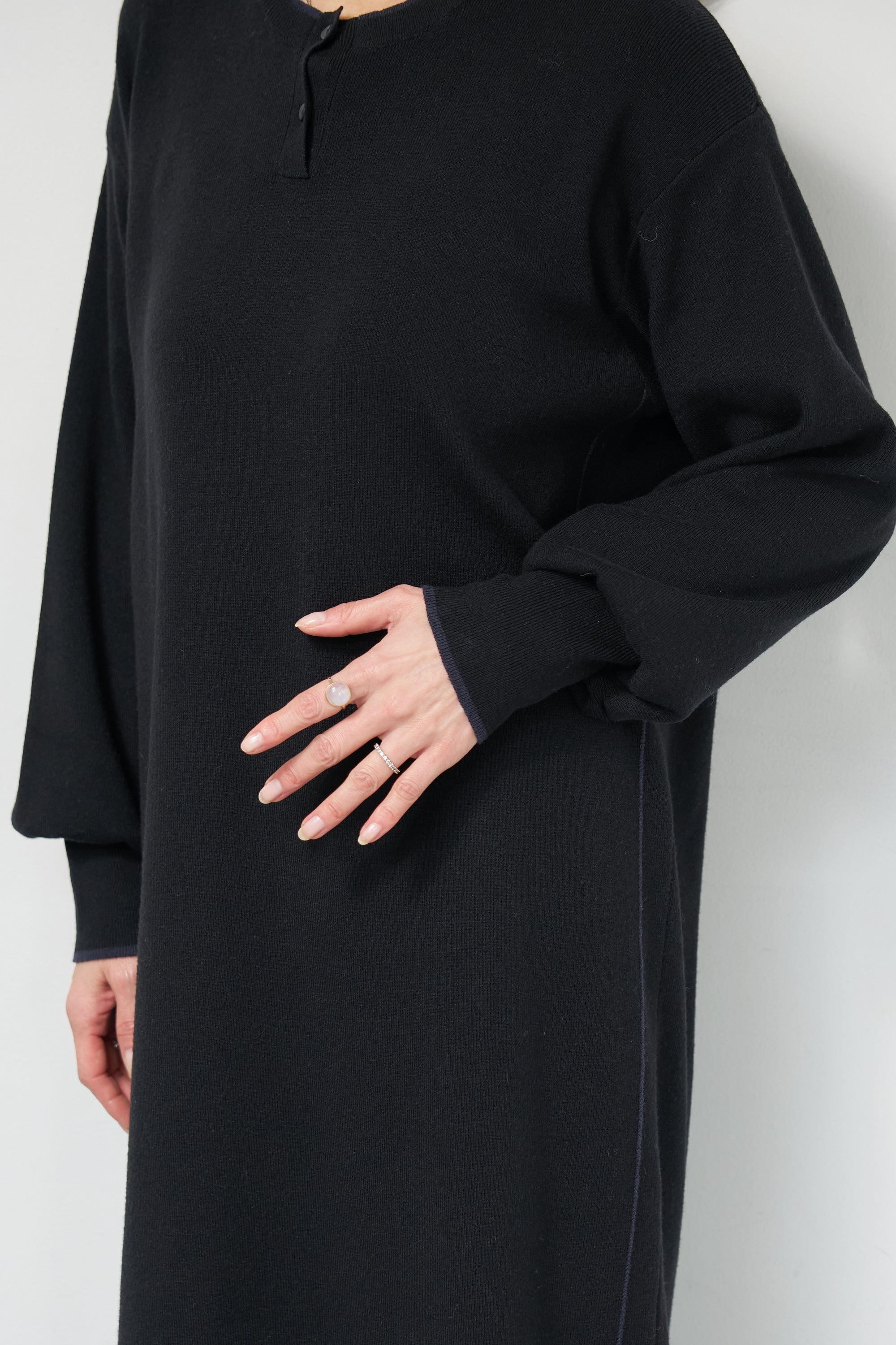 防静電気】やわもちライン入りヘンリーワンピース – plusotoha