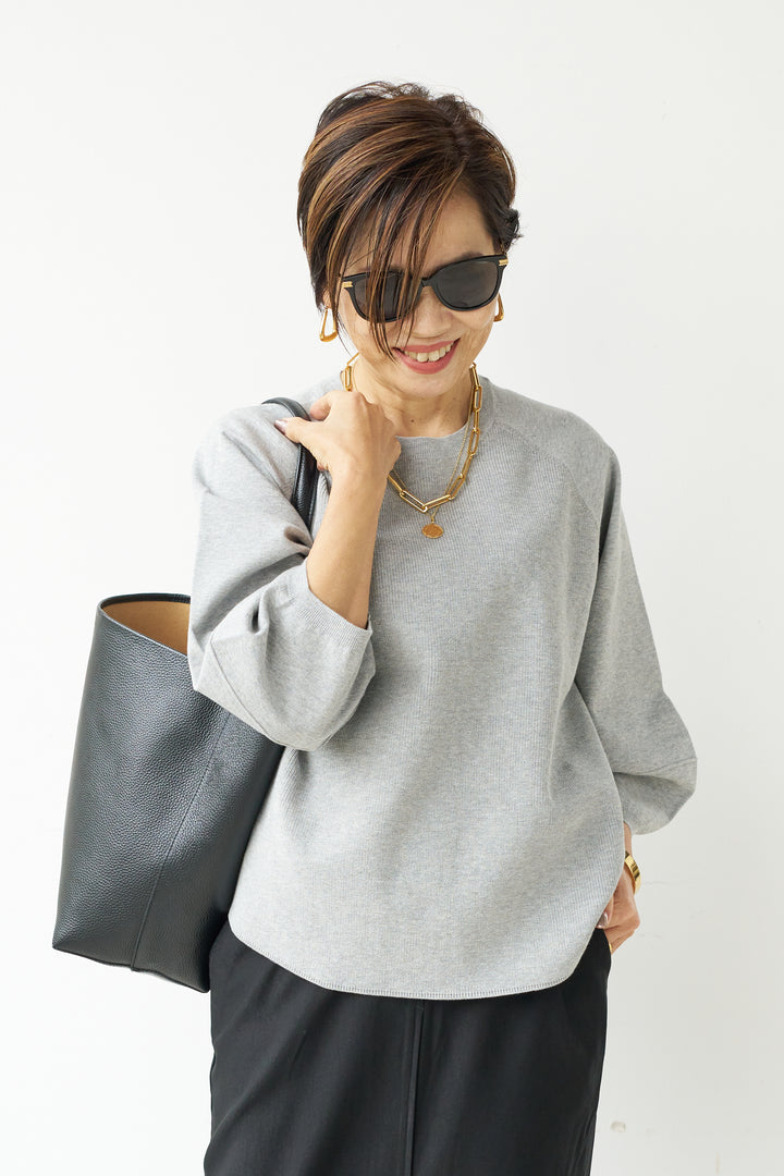 Lantern Sleeve Knit