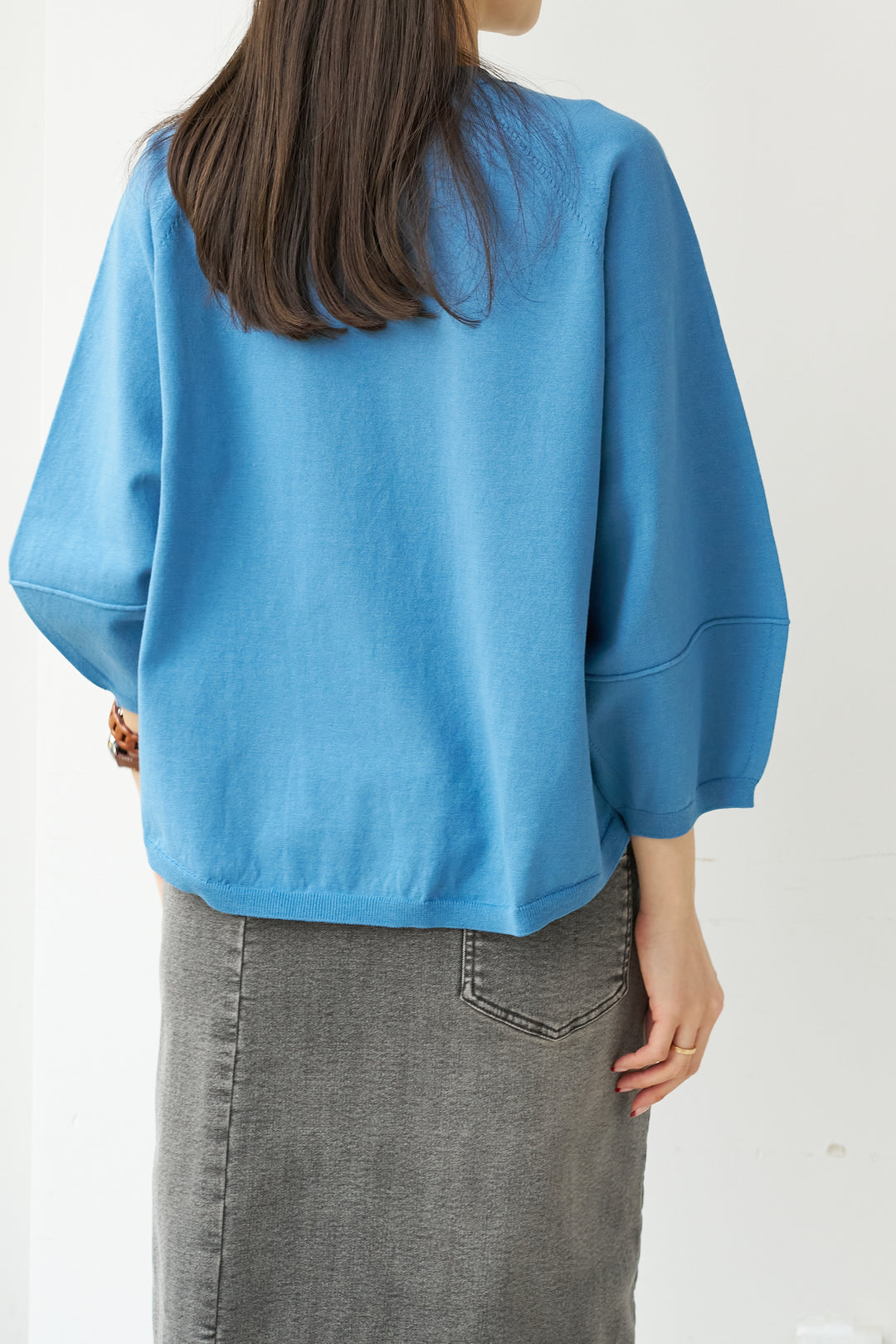 Lantern Sleeve Knit