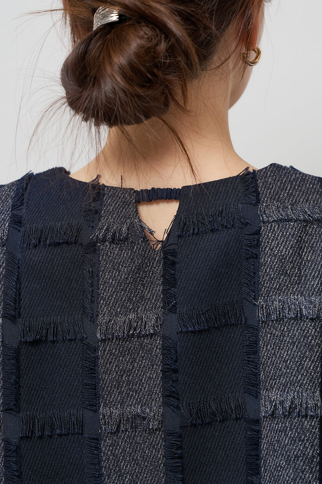 ジャガードフリンジプルオーバー