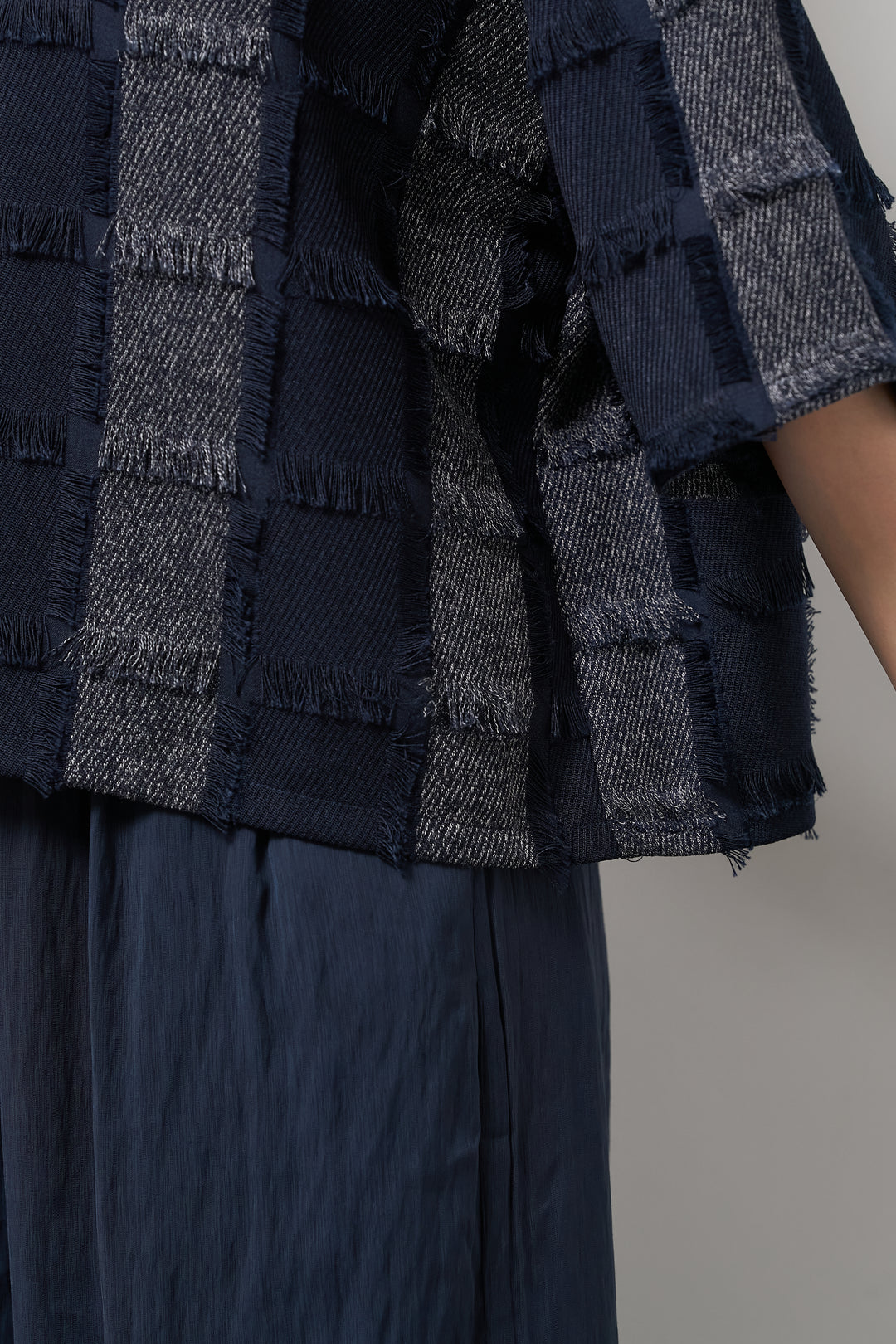 ジャガードフリンジプルオーバー