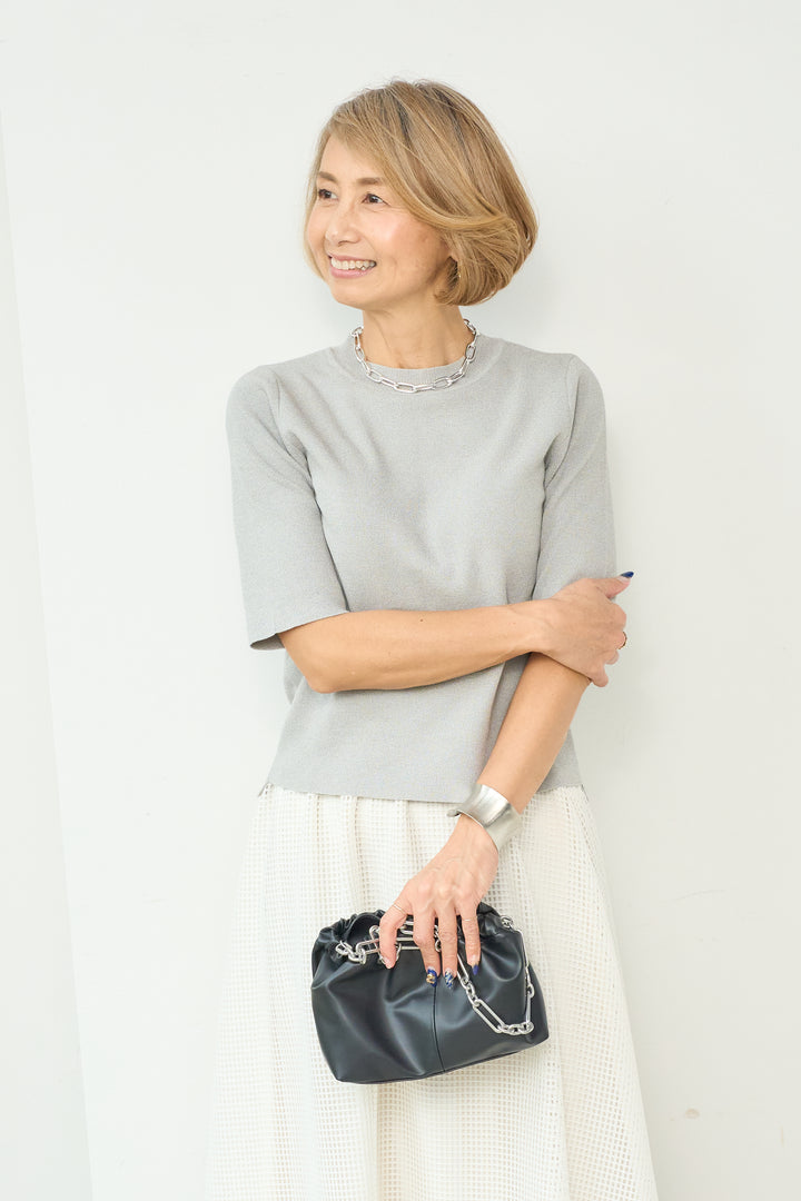 Smooth touch 5/4 sleeve knit