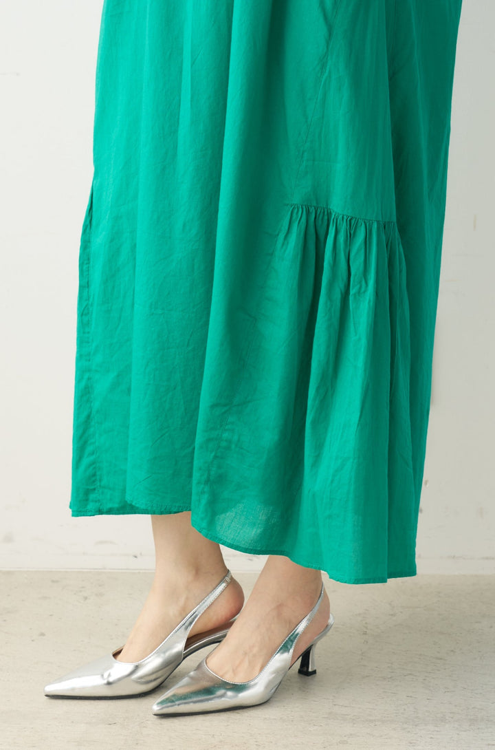 Cotton voile skipper dress