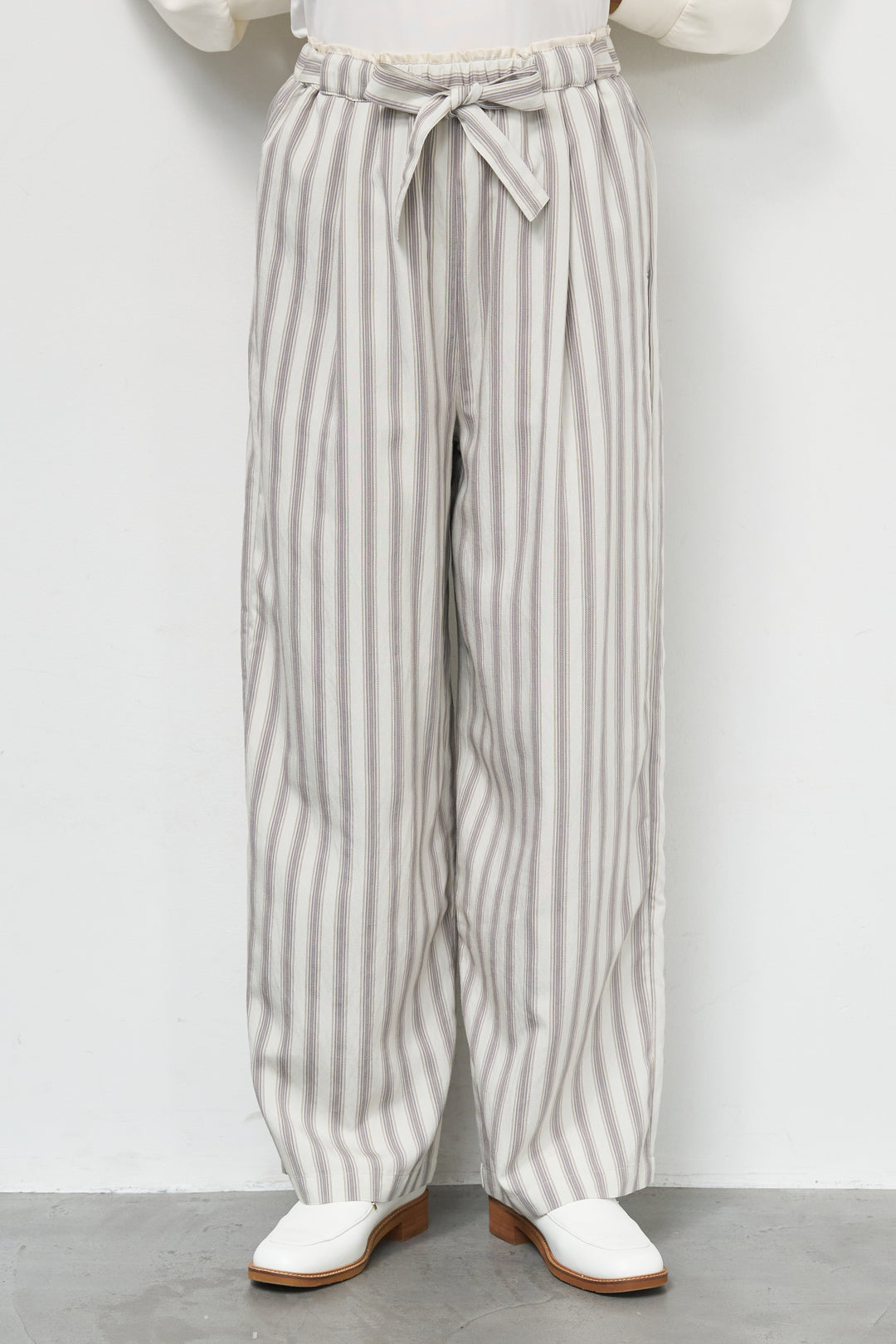 ストライプイージーパンツ