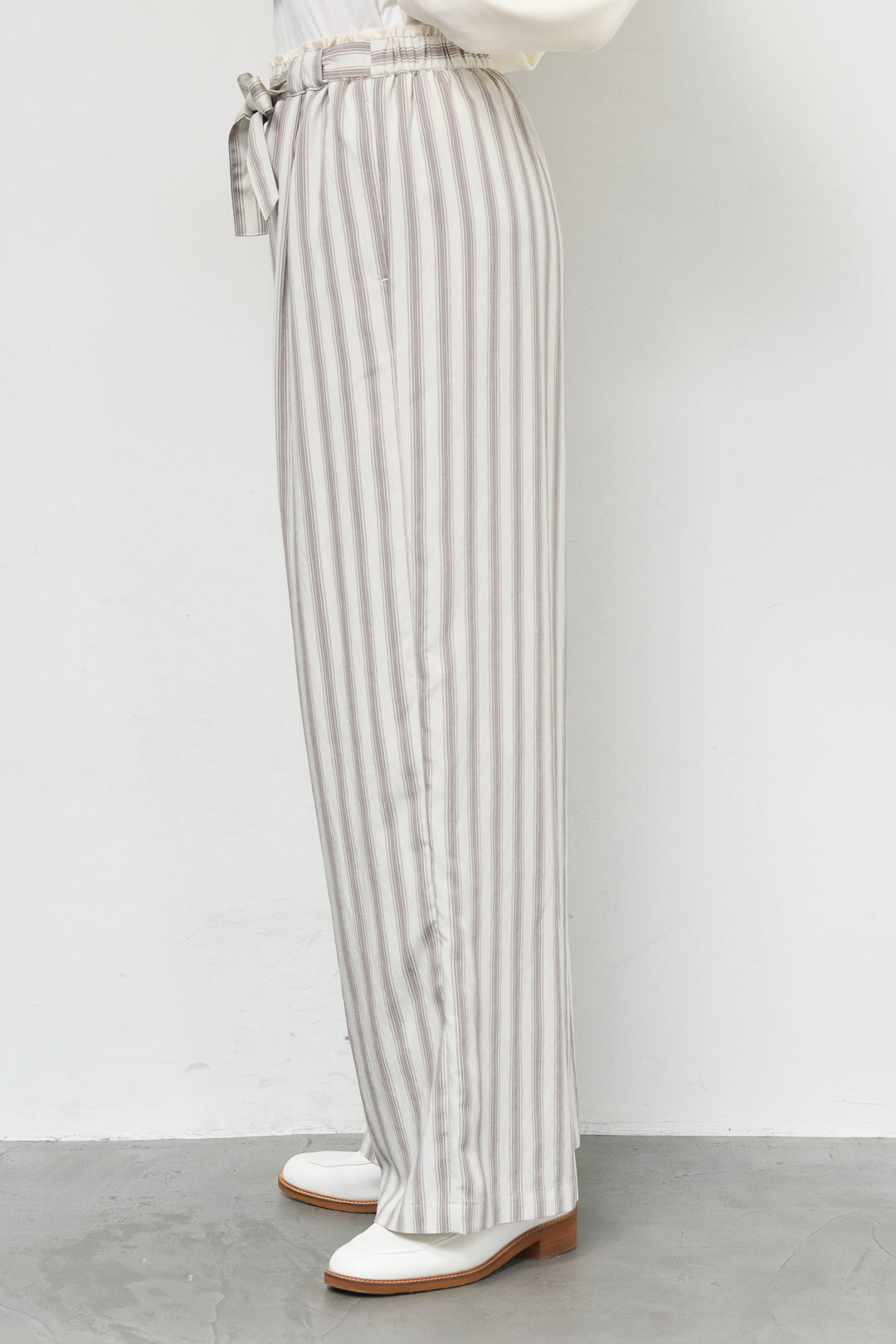 ストライプイージーパンツ