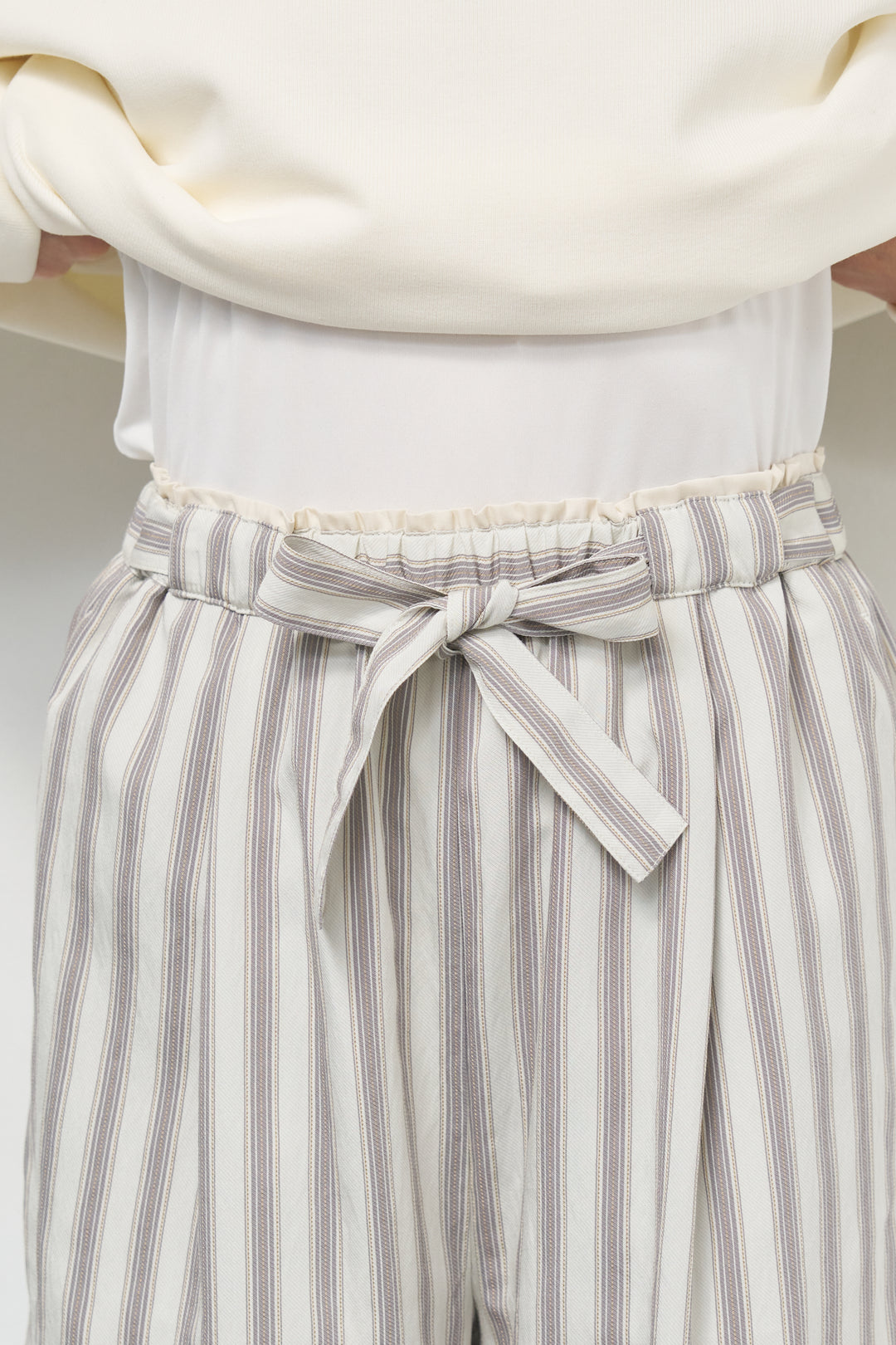 ストライプイージーパンツ