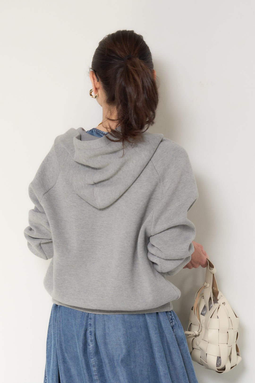 ニットZIPパーカー