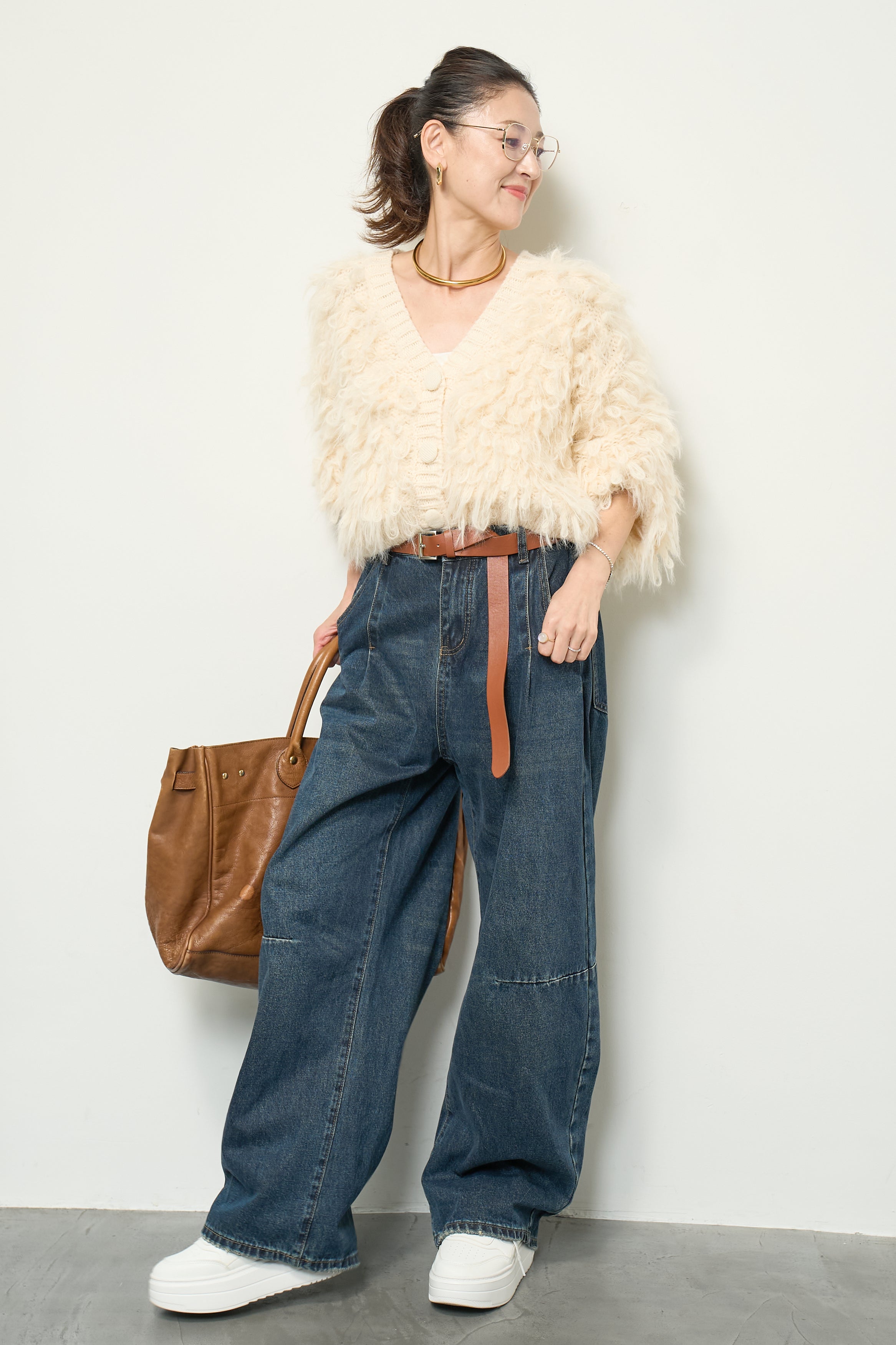 シャギーフリンジカーディガン – plusotoha