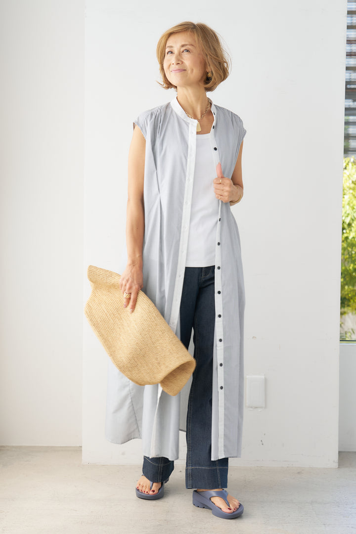 Waist tuck shirt dress