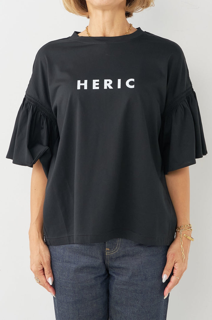 Flare Sleeve Logo Tee