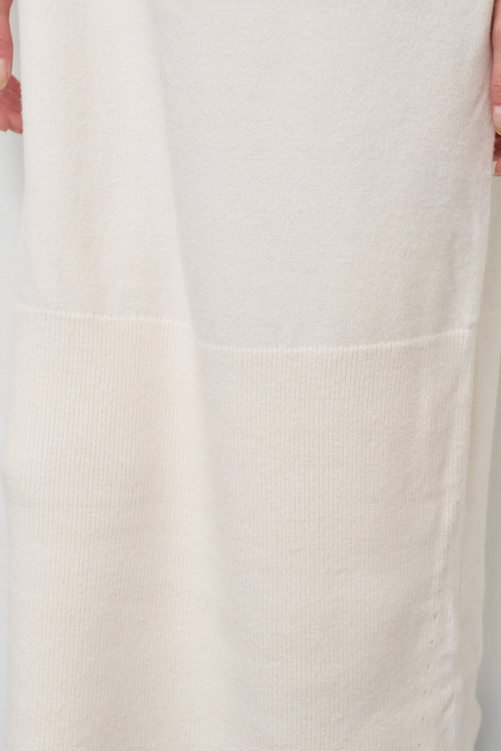 モックネックニットワンピース