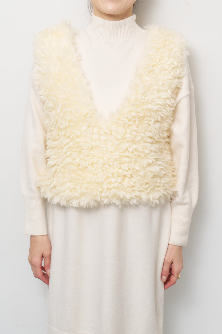 ショートカールボアベスト