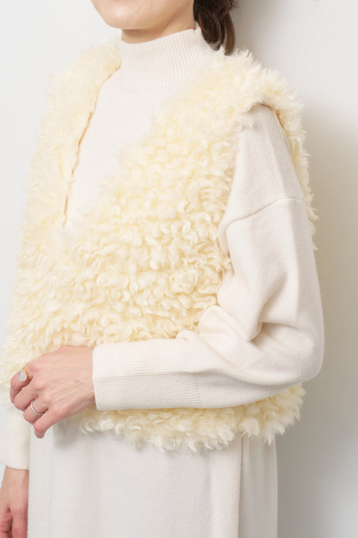 ショートカールボアベスト