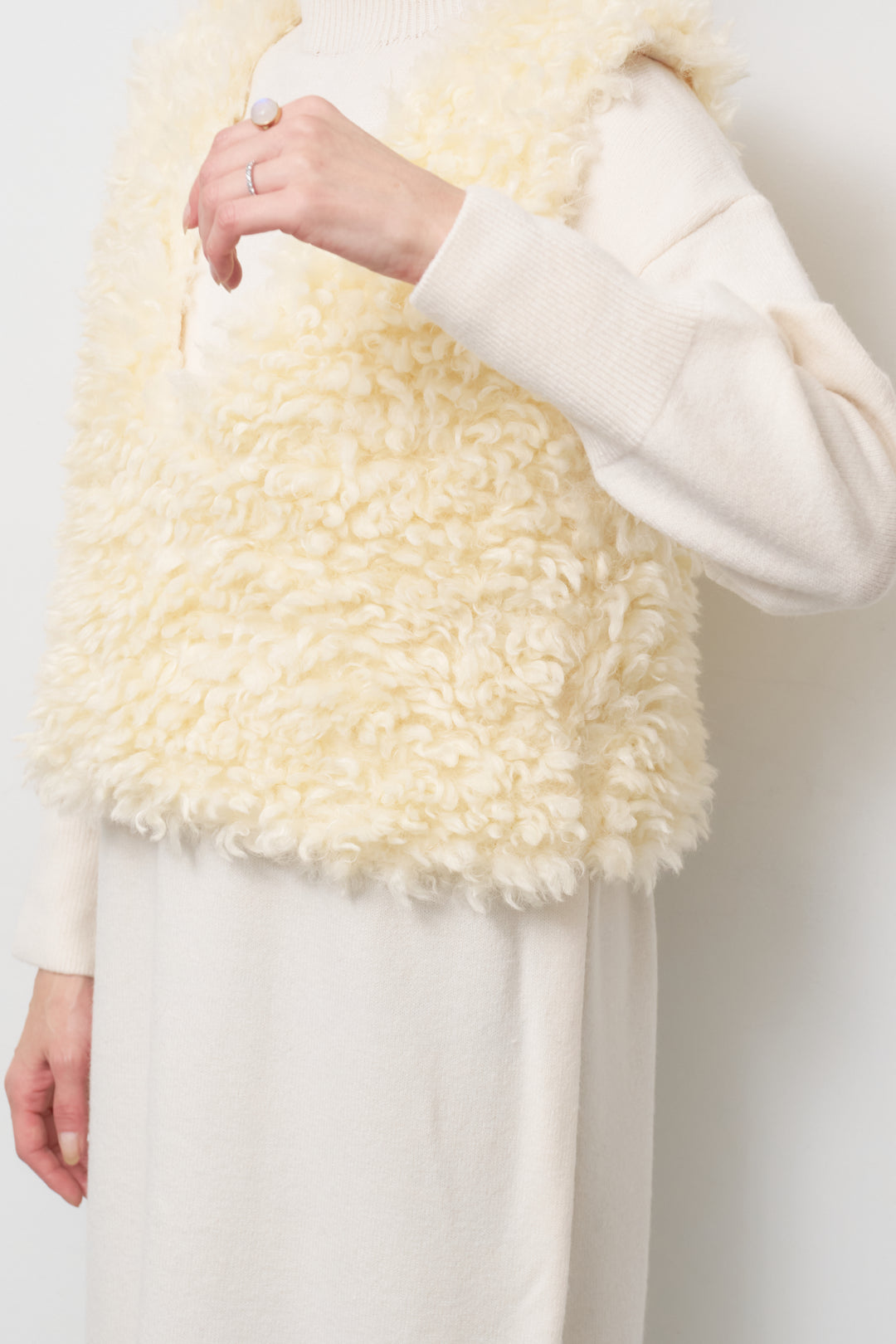 ショートカールボアベスト