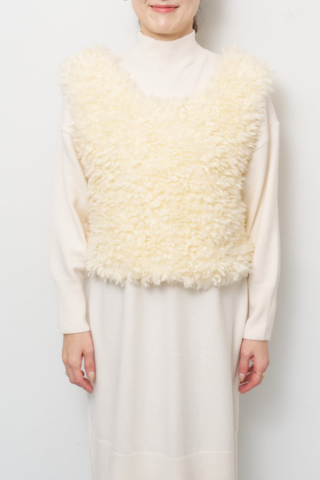 ショートカールボアベスト