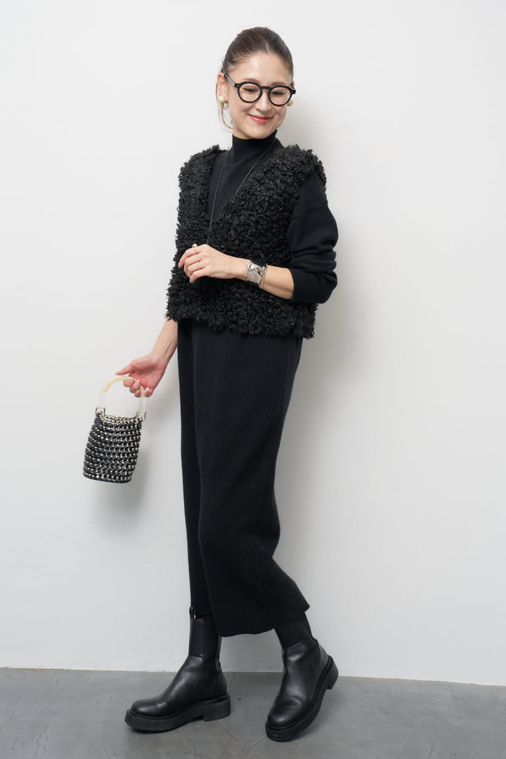 ショートカールボアベスト