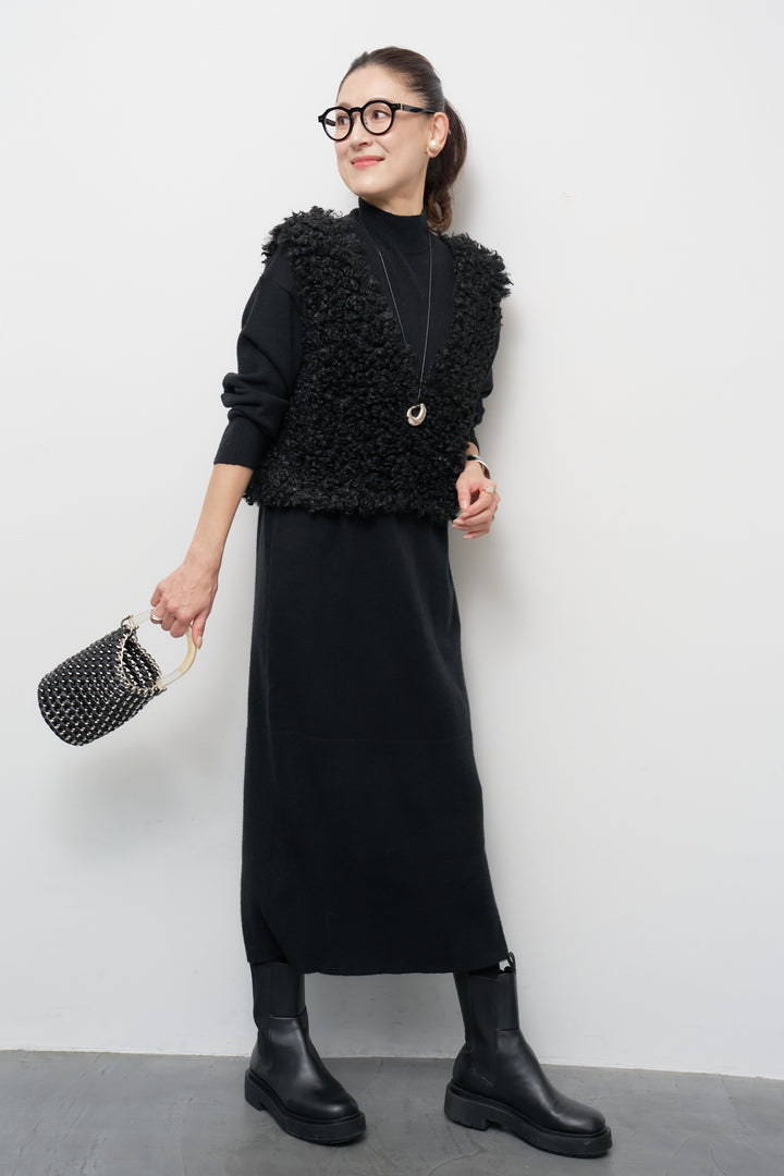 ショートカールボアベスト