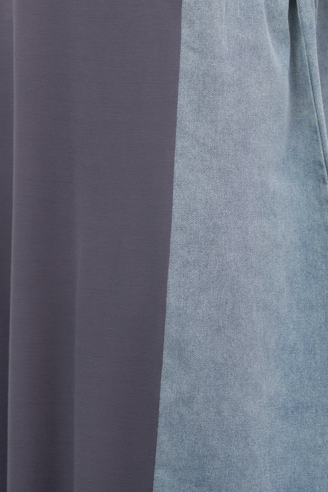 サイドデニム切替カットワンピース