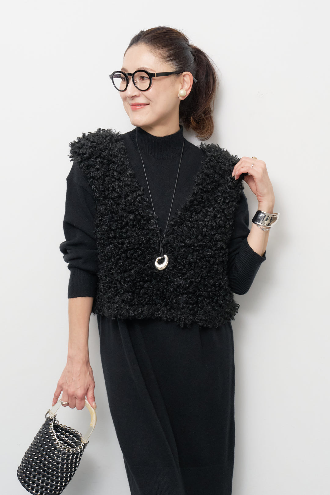 ショートカールボアベスト