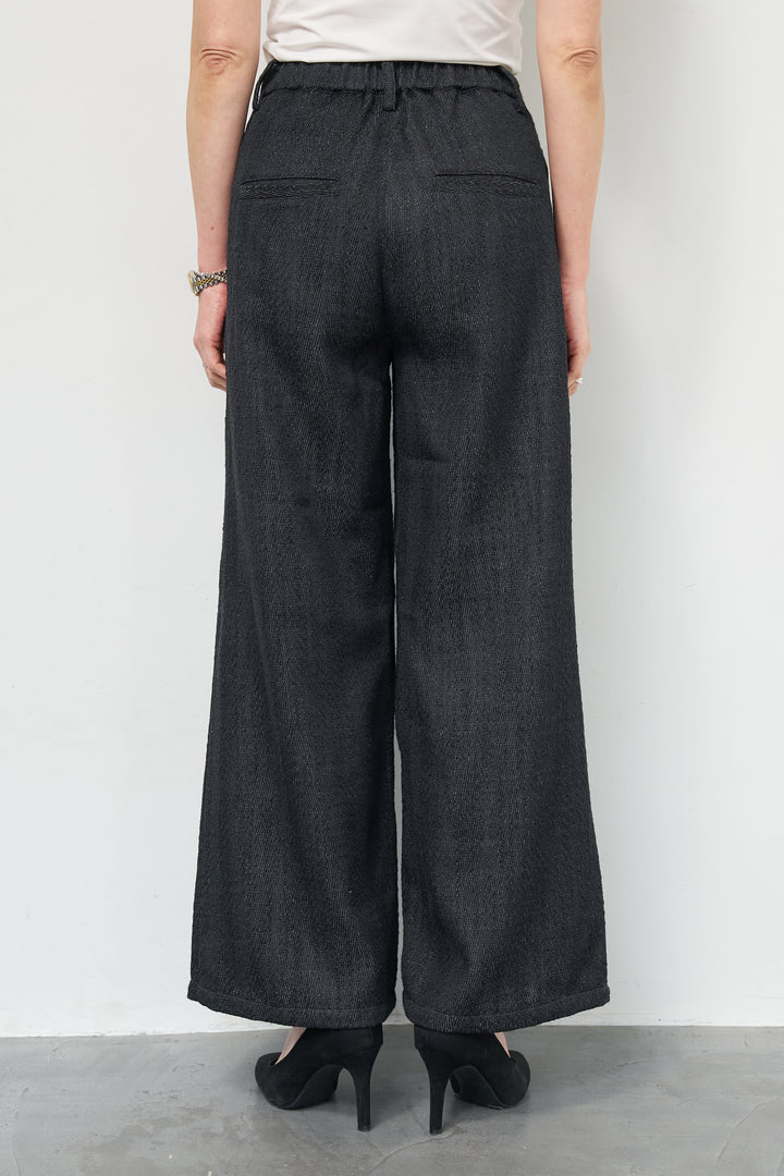 デニムライクヘリンボーンパンツ