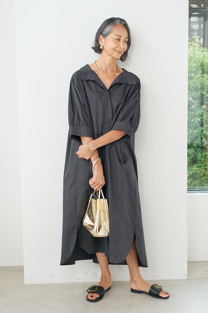 Design sleeve shirt dress