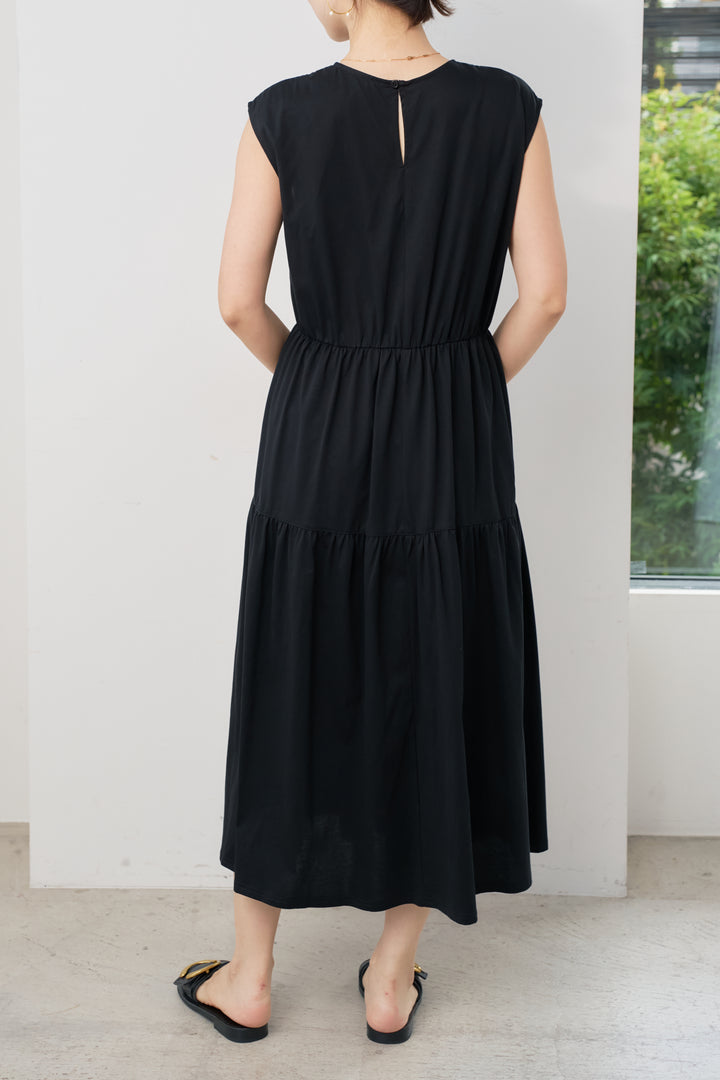 Marzelized cotton long dress