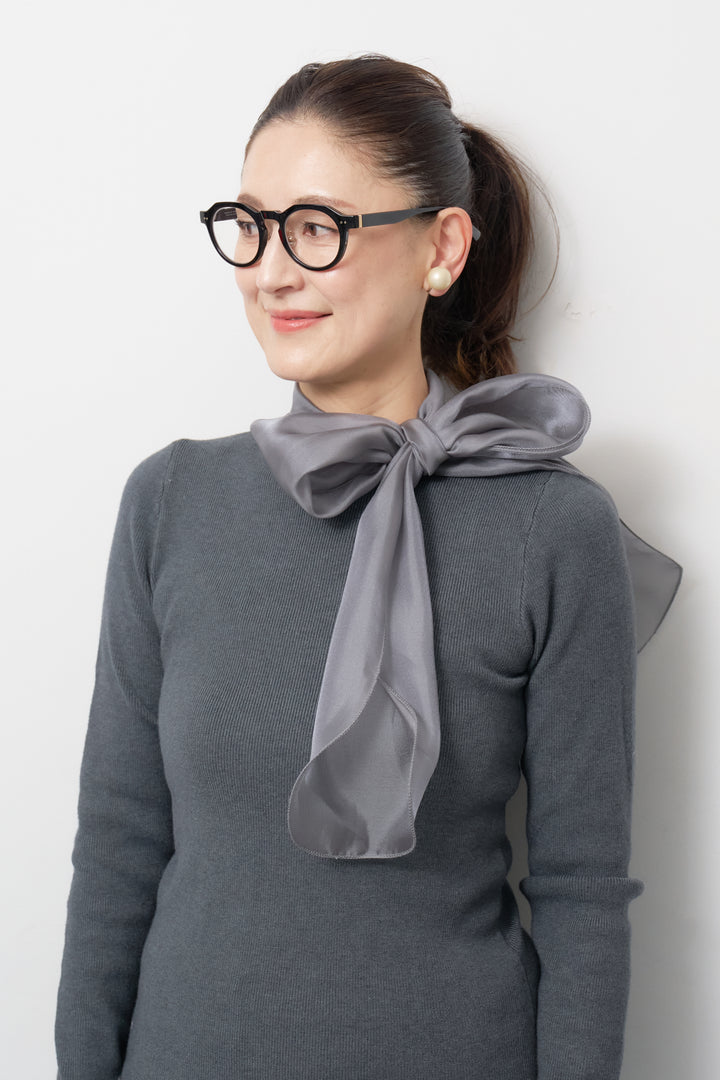 [SET]シフォンボウタイニット+チュールティアードスカート(2set)