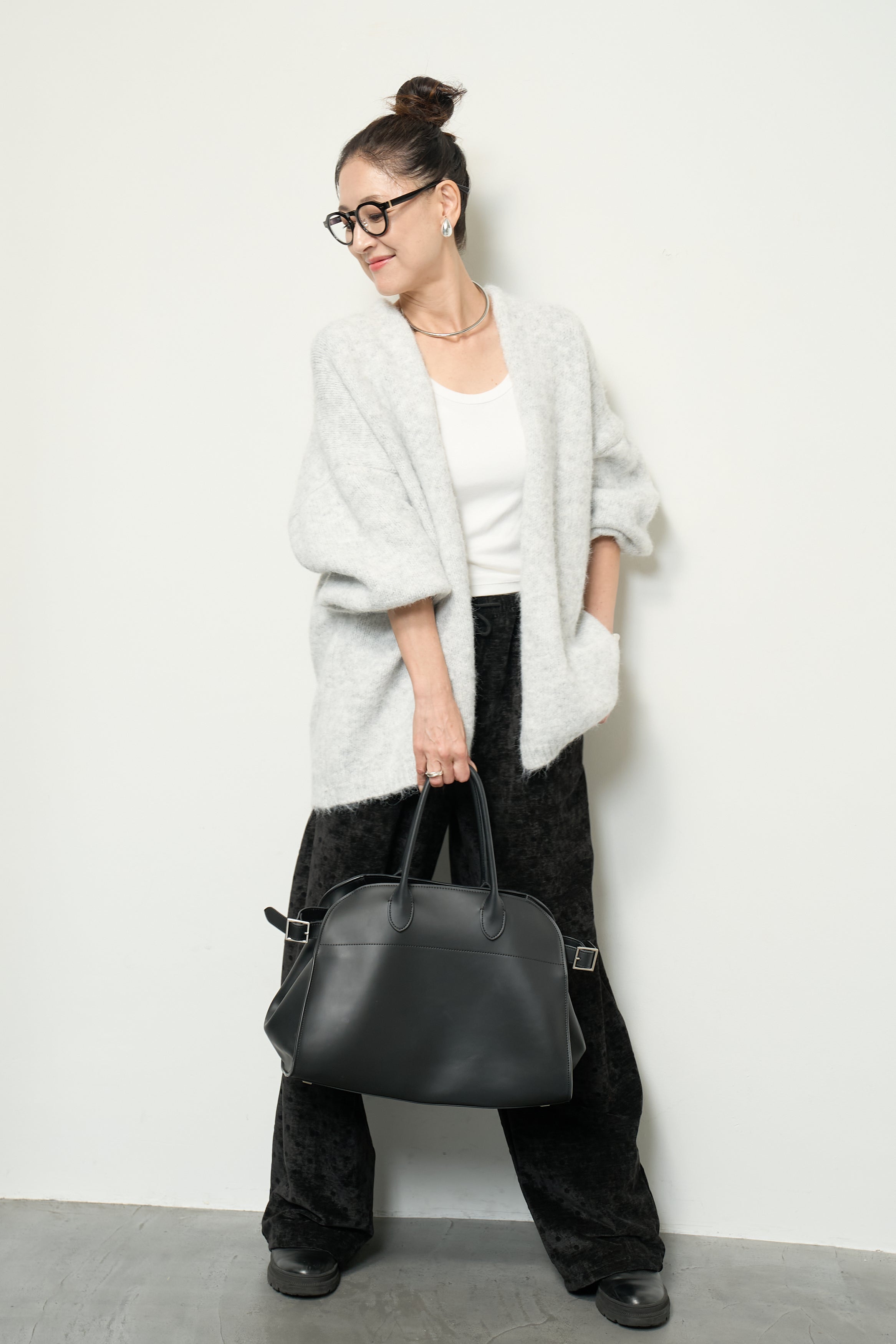 メランジニットカーディガン – plusotoha