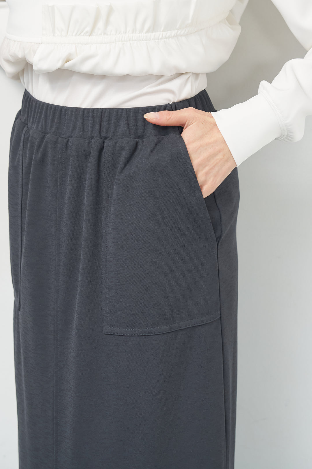 スラブカノコニットスカート