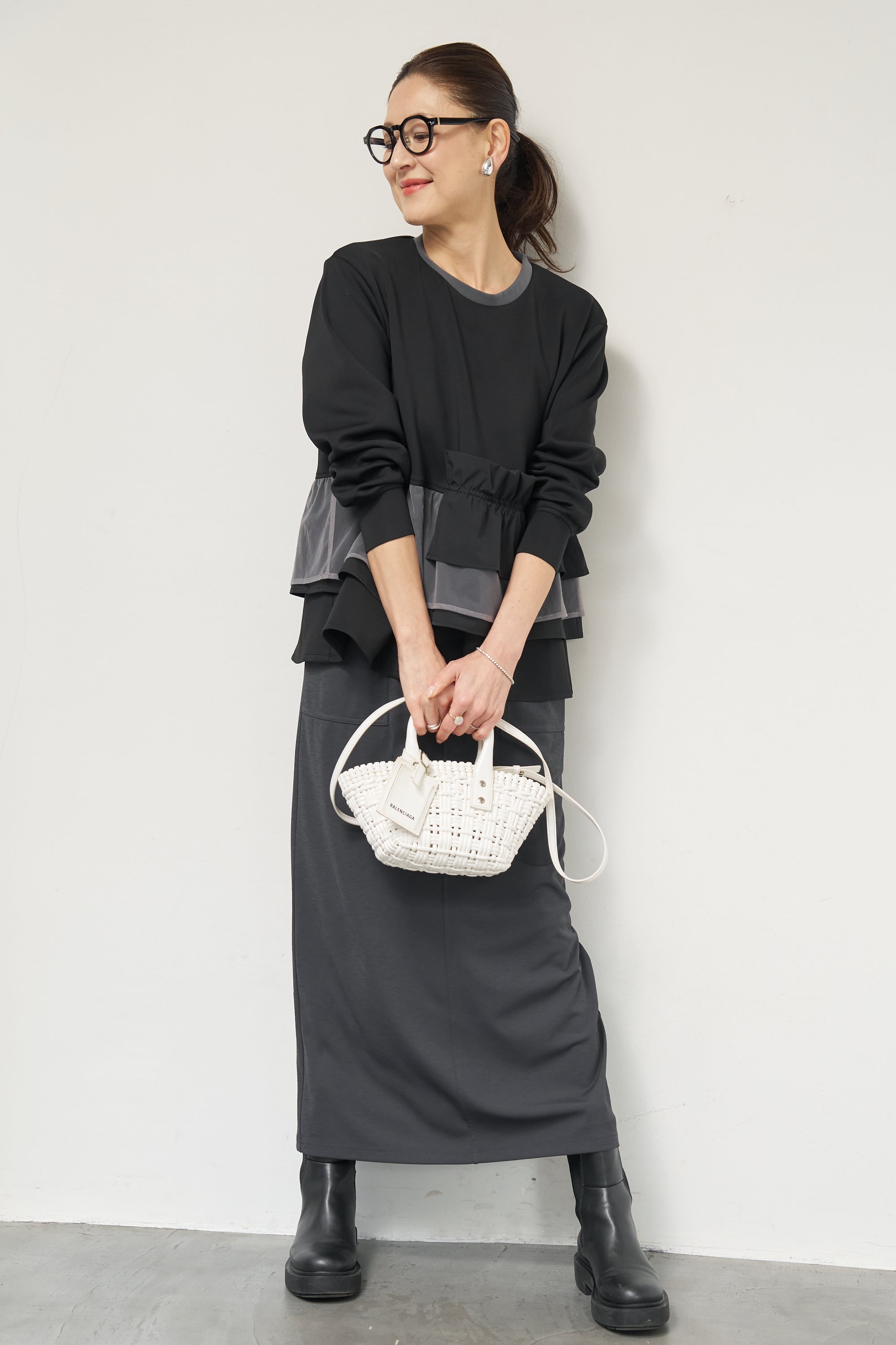 ストレッチポンチペプラムトップス – plusotoha