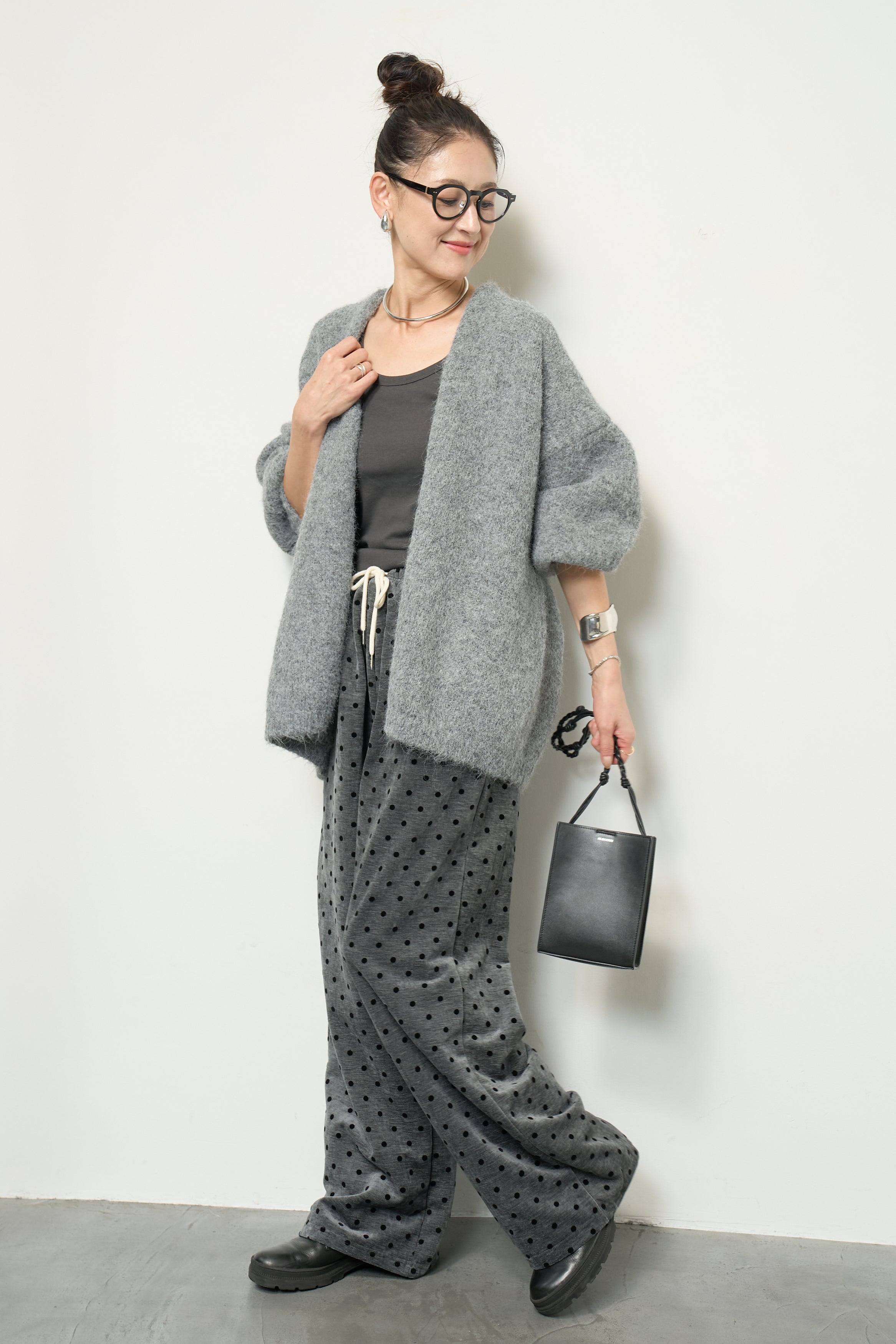 メランジニットカーディガン – plusotoha