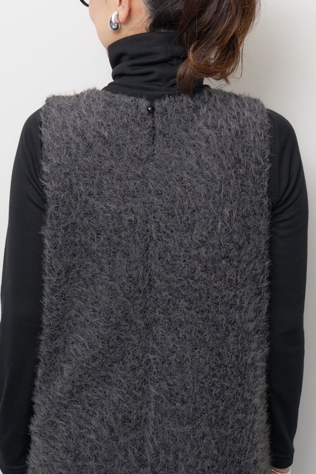 [SET]シャギータッチ×ベロアワンピース+ふんわり裏起毛タートルネック(2set)