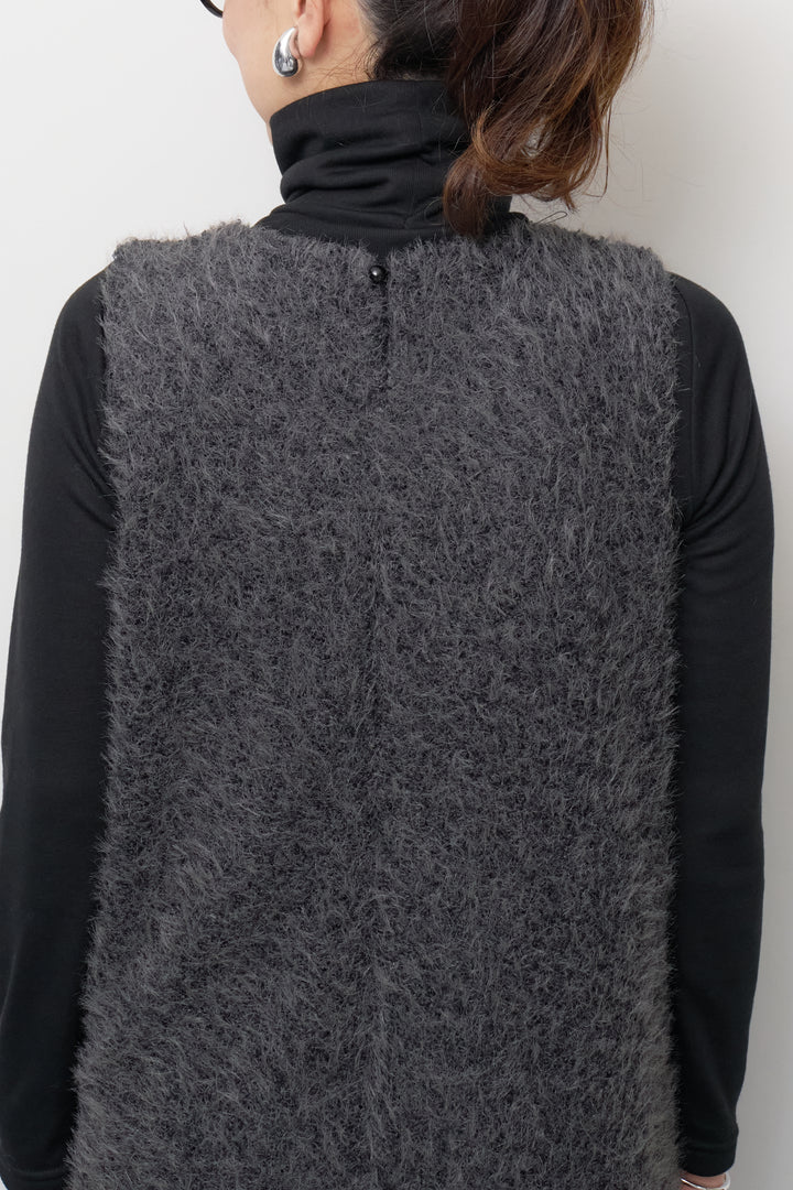 [SET]シャギータッチ×ベロアワンピース+ふんわり裏起毛タートルネック(2set)