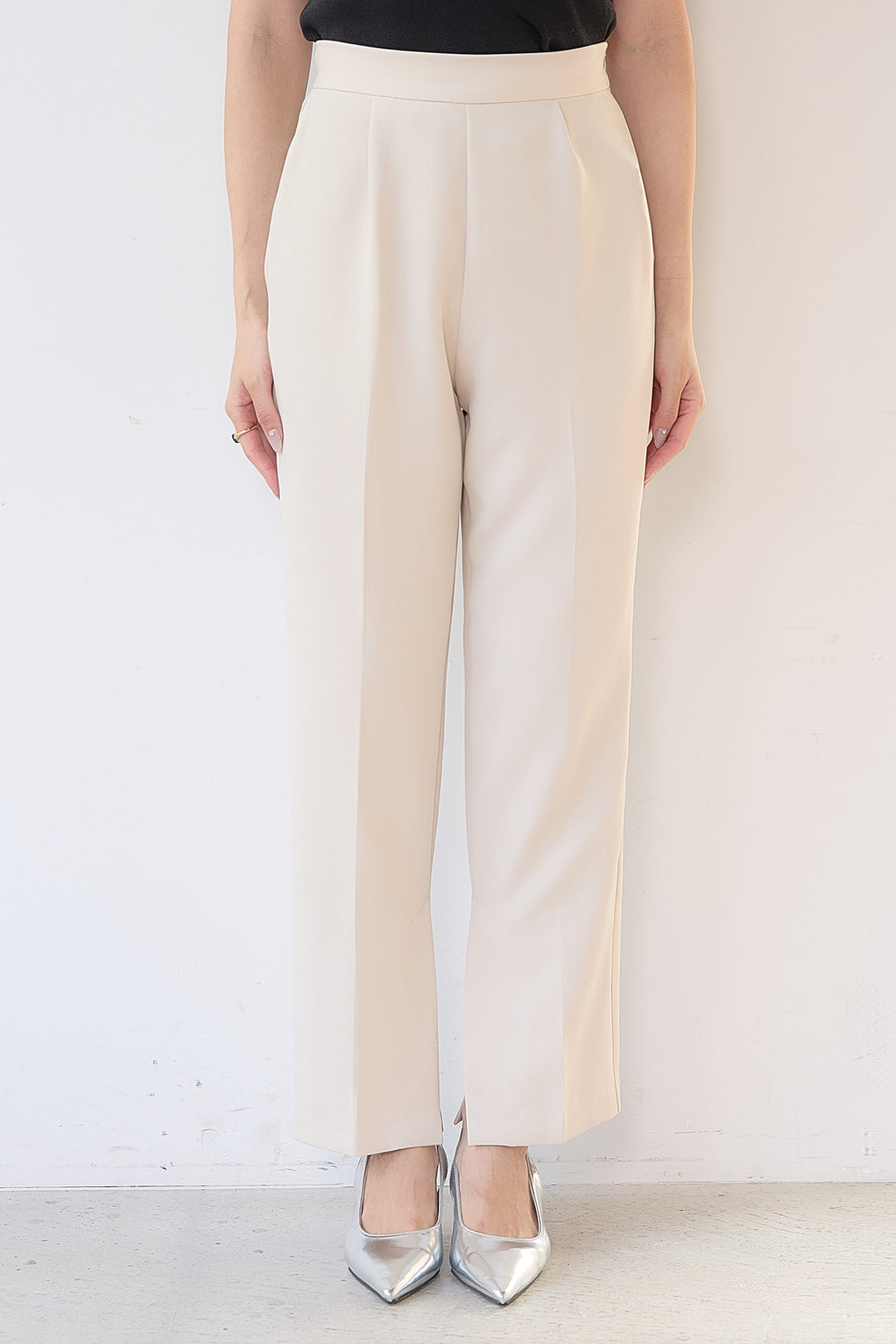 Slit Tapered Pants