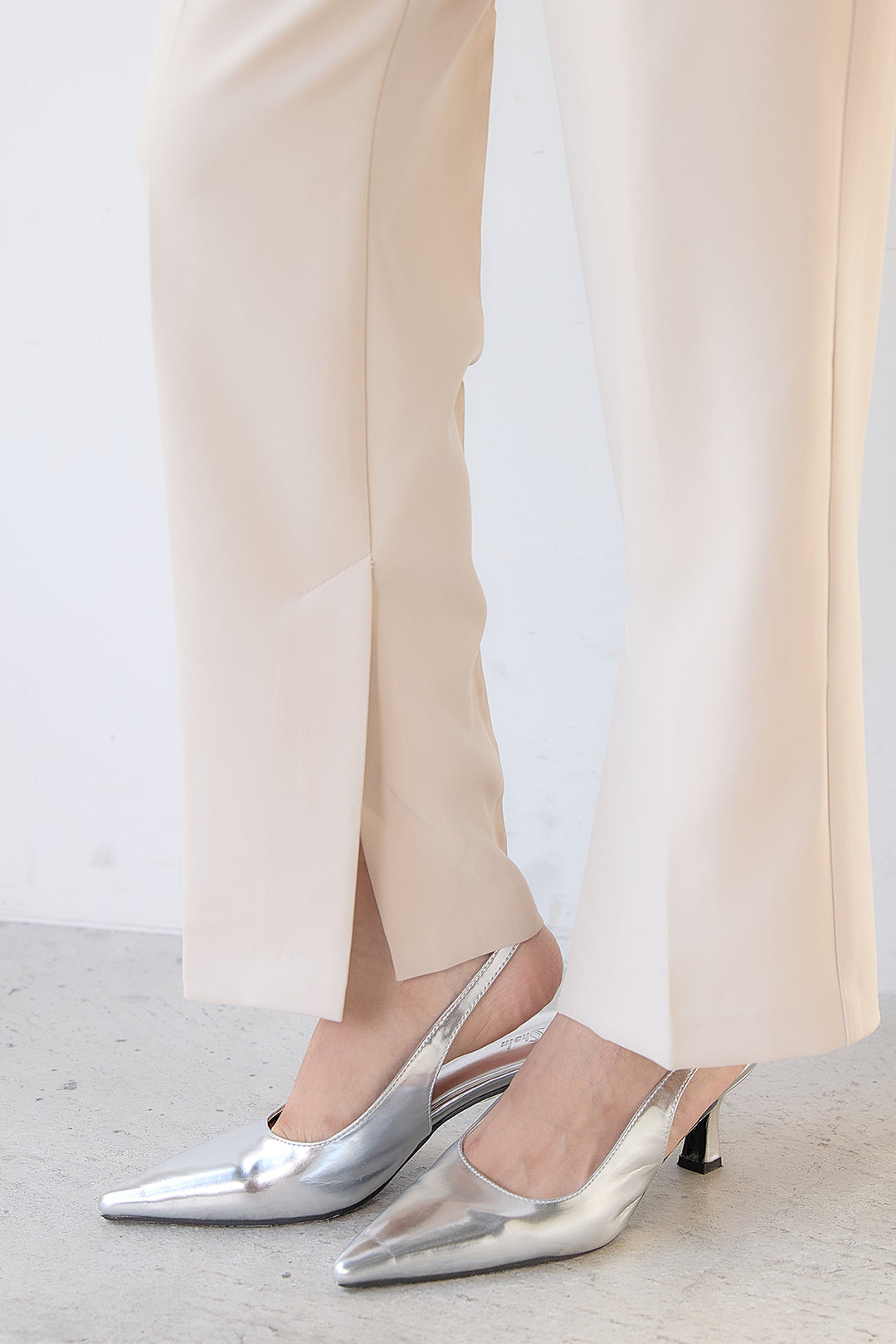 Slit Tapered Pants