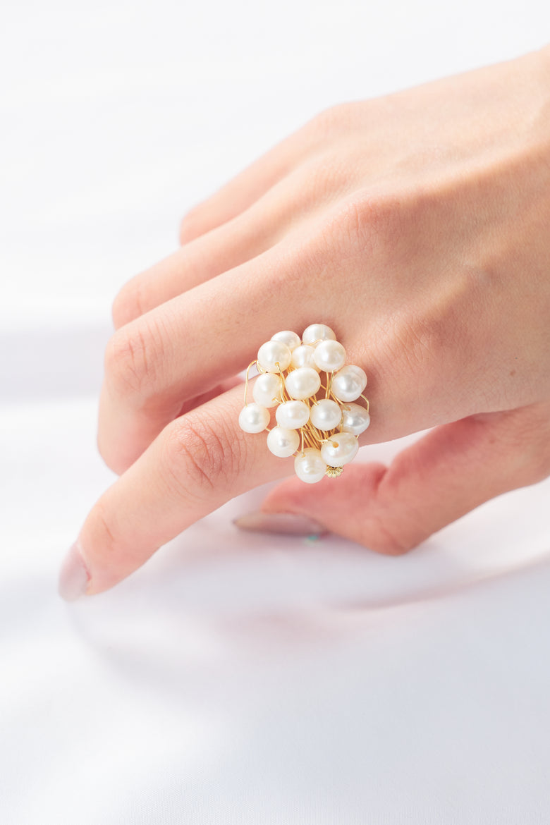 淡水パールワイヤーリング – plusotoha 