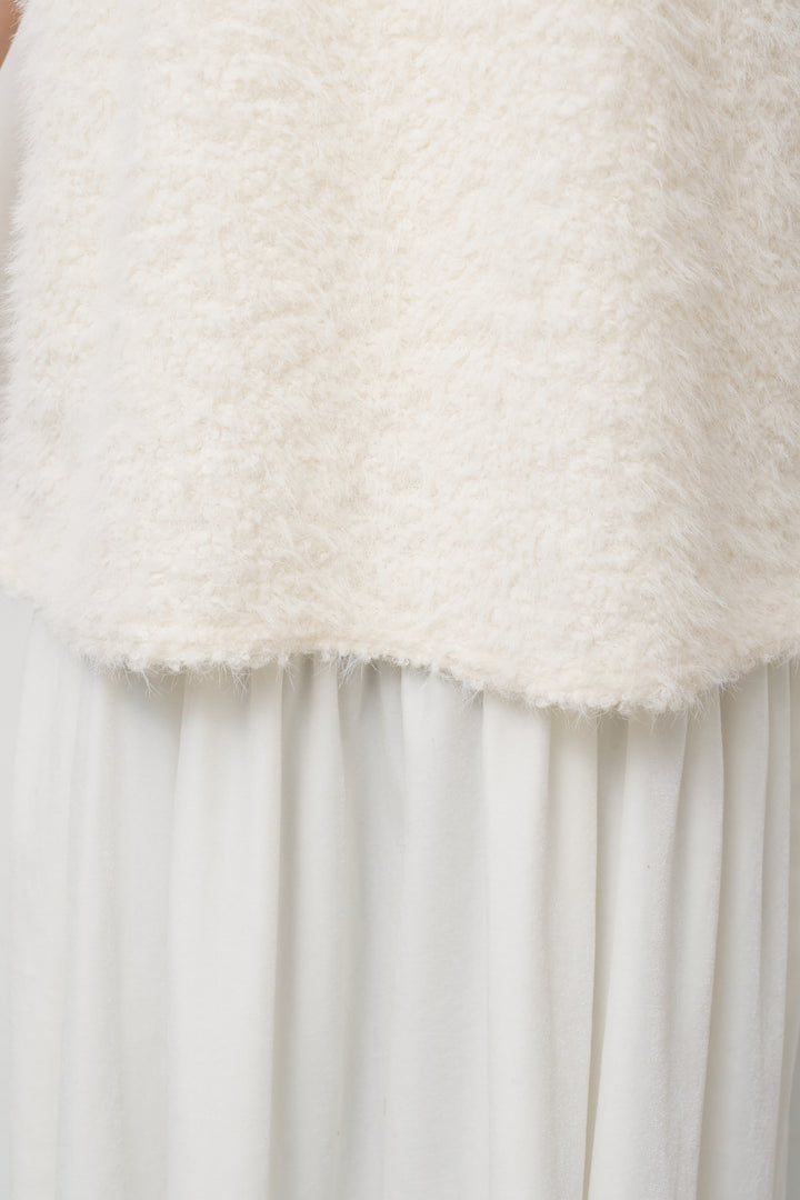 [SET]シャギータッチ×ベロアワンピース+ふんわり裏起毛タートルネック(2set)