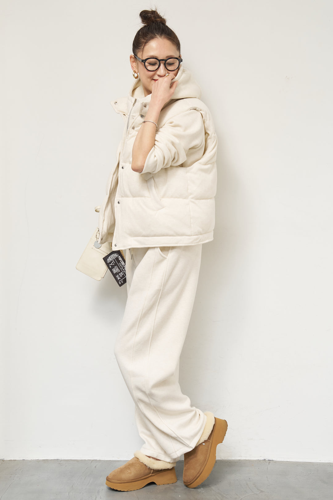 【3点セット】中綿ベスト＋スウェットセットアップ