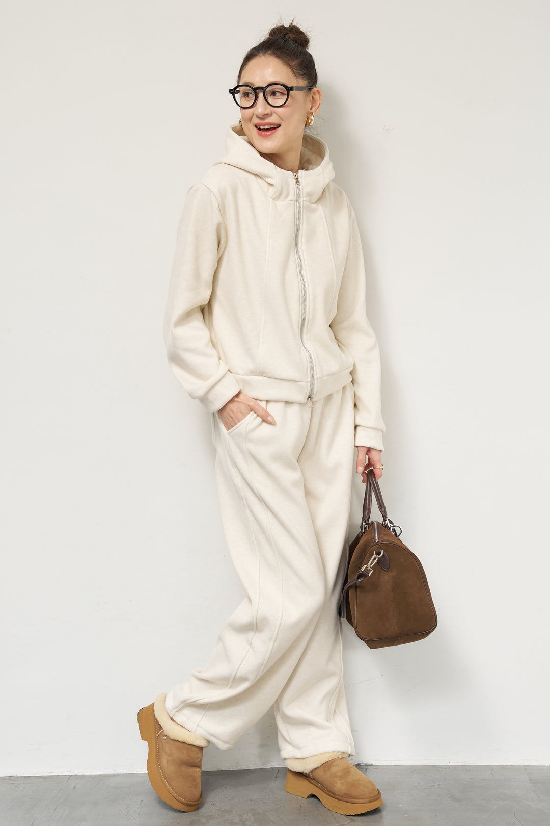 【3点セット】中綿ベスト＋スウェットセットアップ