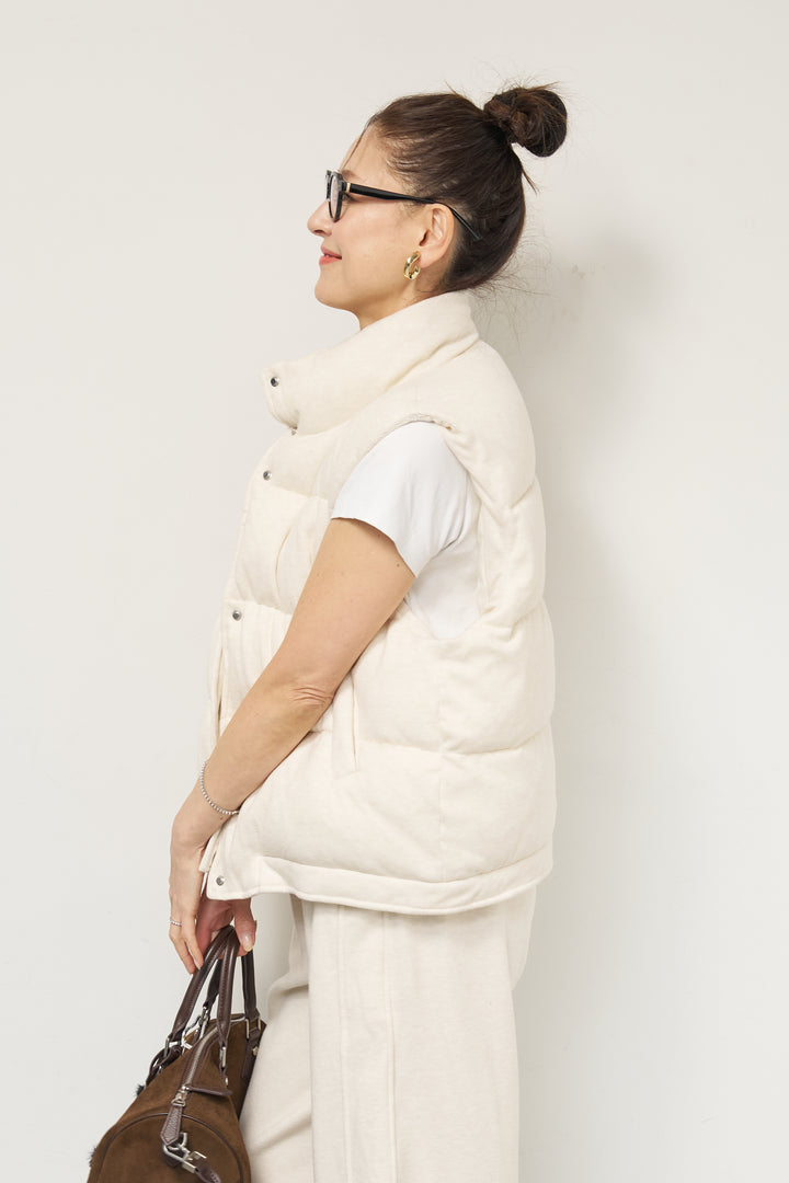 【3点セット】中綿ベスト＋スウェットセットアップ