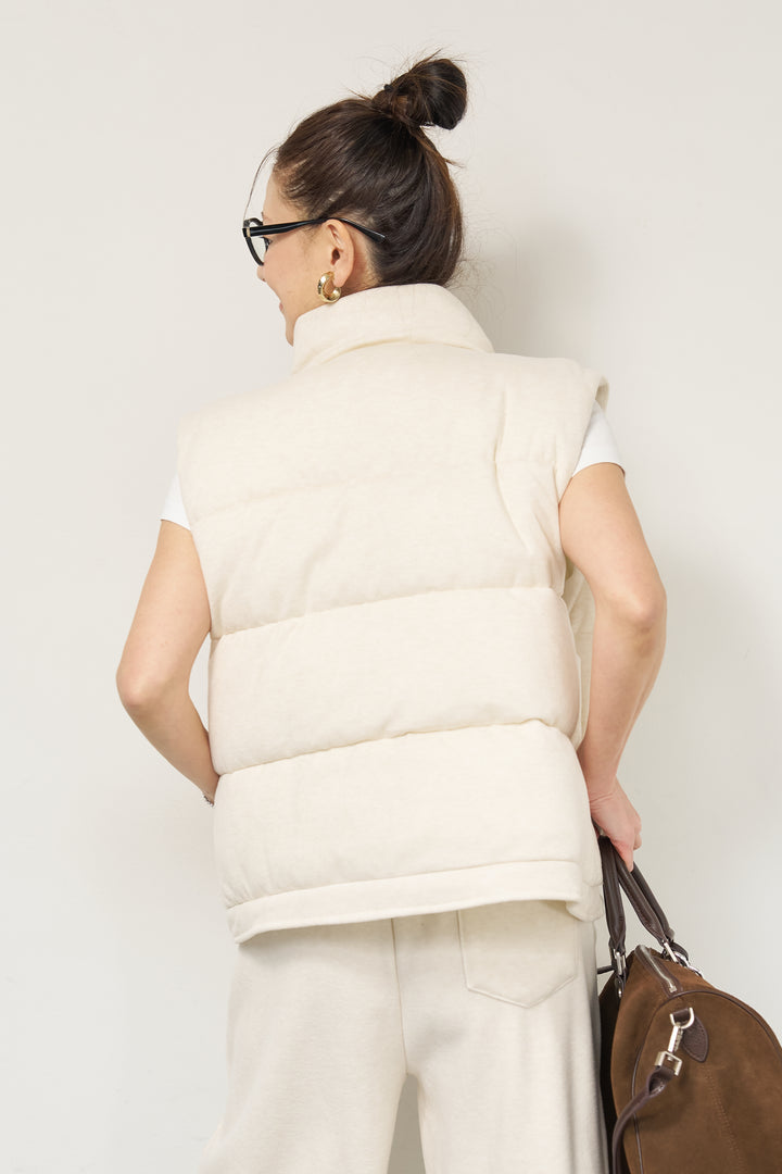 【3点セット】中綿ベスト＋スウェットセットアップ