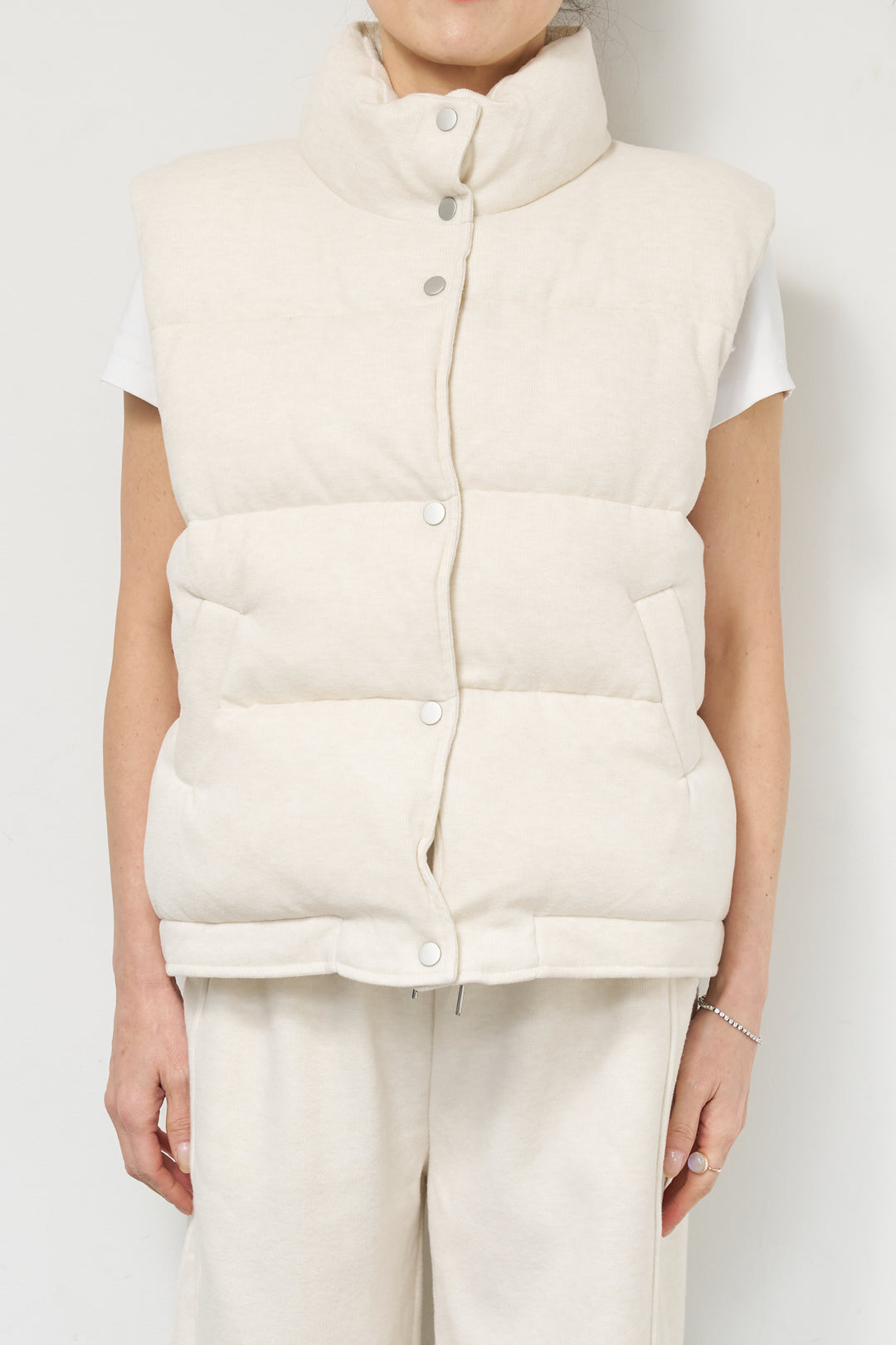 【3点セット】中綿ベスト＋スウェットセットアップ