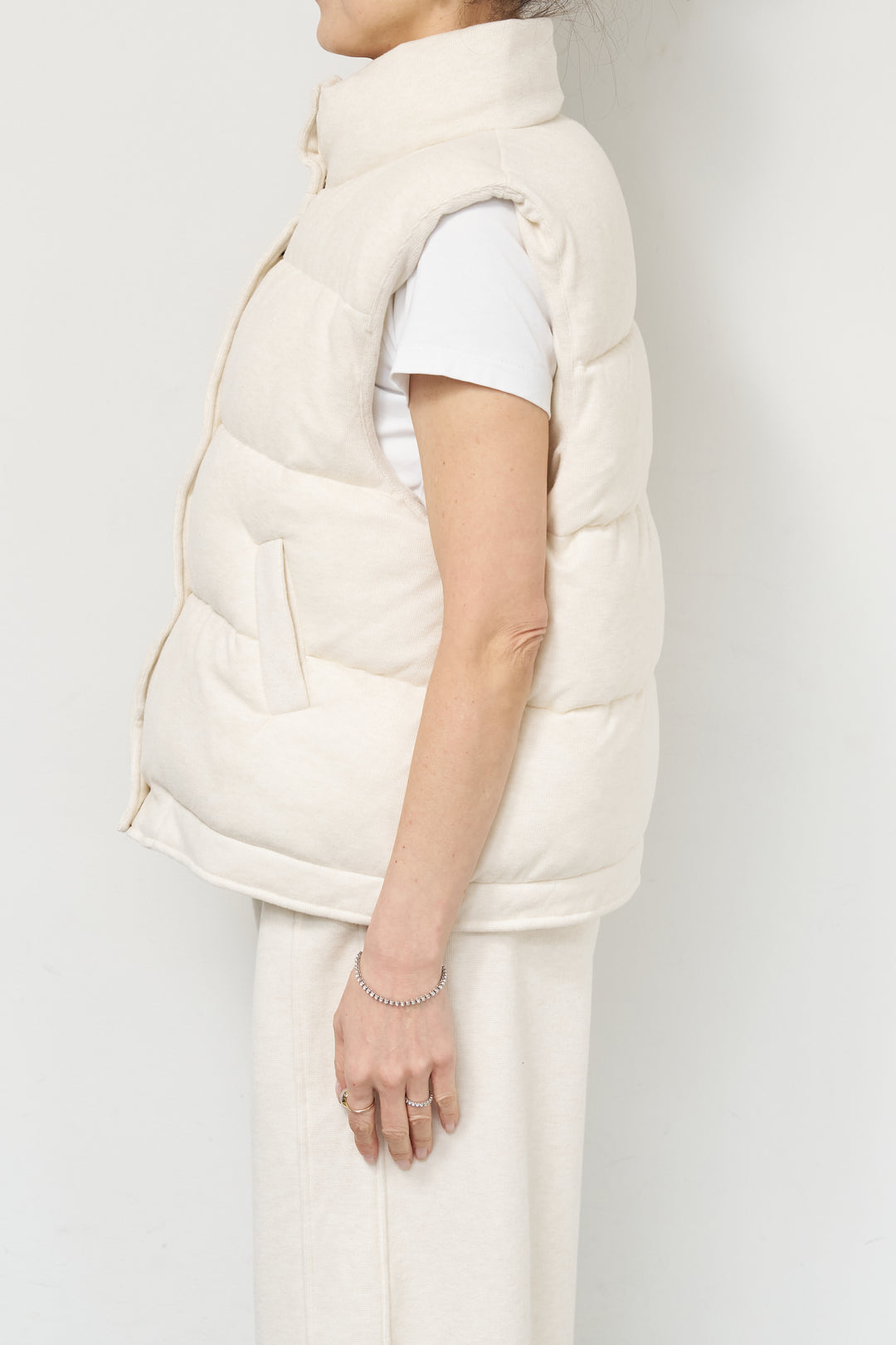 【3点セット】中綿ベスト＋スウェットセットアップ