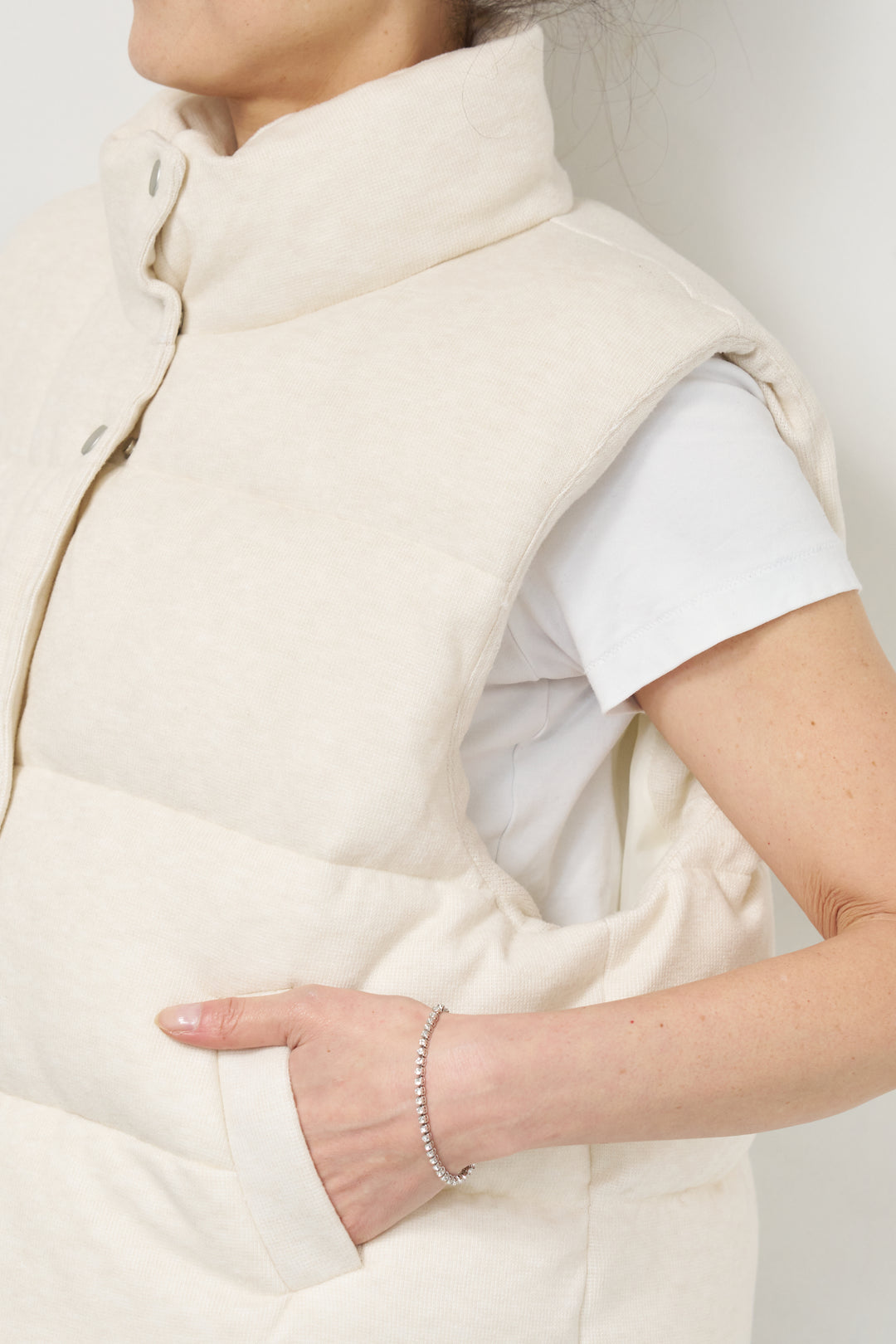 【3点セット】中綿ベスト＋スウェットセットアップ