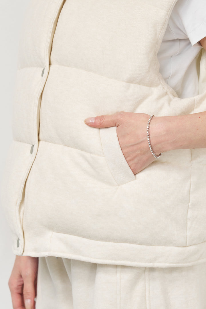 【3点セット】中綿ベスト＋スウェットセットアップ