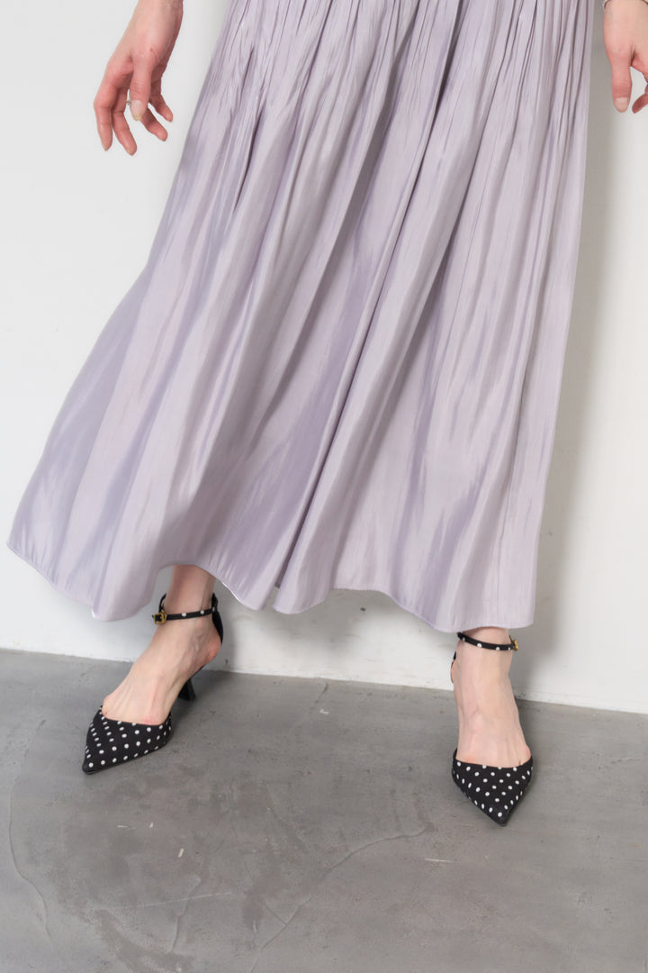 シャイニーギャザースカート