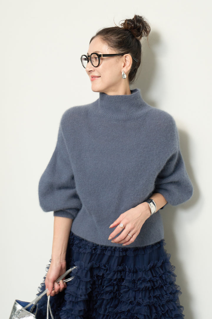 チュールティアードスカート